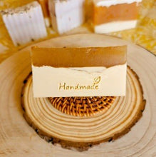 Load image into Gallery viewer, BERGAMOT - Made With Goats Milk & Essential Oil Coloured with Yellow French Clay - LillyBella Handcrafted