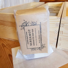 Load image into Gallery viewer, BERGAMOT - Made With Goats Milk & Essential Oil Coloured with Yellow French Clay - LillyBella Handcrafted