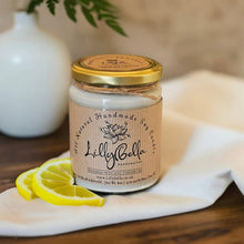 Load image into Gallery viewer, Sparkling Lemon Soy Wax Candle - LillyBella Handcrafted