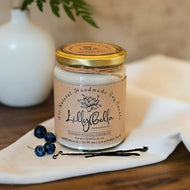 Blueberry & Vanilla Soy Wax Candle - LillyBella Handcrafted