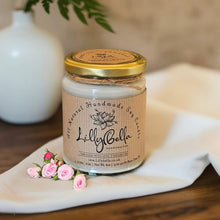 Load image into Gallery viewer, English Rose Soy Wax Candle - LillyBella Handcrafted

