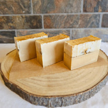 Load image into Gallery viewer, GRAPEFRUIT - Made With Goats Milk &amp; Grapefruit Essential Oil Coloured with Yellow French Clay - LillyBella Handcrafted
