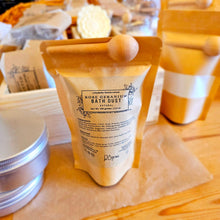 Load image into Gallery viewer, ROSE GERANIUM - Natural Bath Dust - LillyBella Handcrafted
