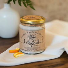 Load image into Gallery viewer, Zesty Orange Soy Wax Candle - LillyBella Handcrafted

